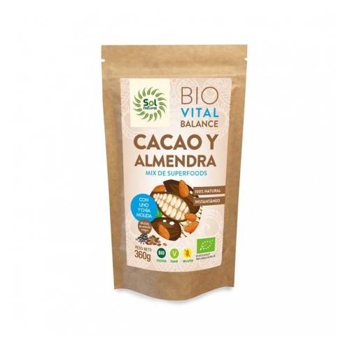 Vital Balance Cacao y Almendra BIO 360g, de Sol Natural