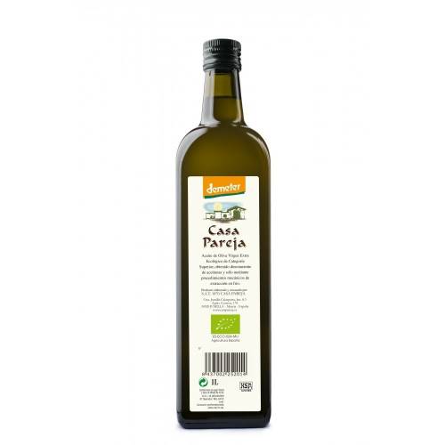 Aceite oliva  Virgen Extra Ecologico DEMETER 1L, de Casa Pareja